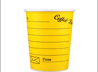 커피컵10온스(노랑편지)