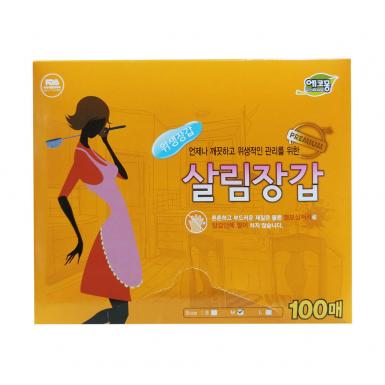 에코몽 살림장갑 (1회용비닐장갑) 100매